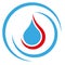 Water and flame, Drops of water and fire, plumber logo, tools logo, plumber icon, logo