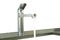 Water flow faucet granite counter