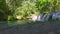 Water flowing from Cambugahay Fall at Siquijor Island, Philippines.