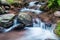 Water Flowing in Champa Thong Waterfall