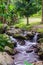 Water Flowing in Champa Thong Waterfall