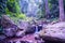 Water Flowing in Champa Thong Waterfall