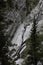 Water Flowing Down the Mountain Cliffs