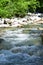 The water flowing through Lynn Creek.