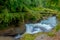 Water flows downstream to Devi`s Falls in Pokhara, Nepal