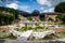 Water Fountain in ancient convent ruins - Antigua, Guatemala