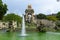 Water Fountain by Antoni Gaudi in Park Guell, Barcelona, Spain