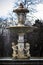 Water fountain in Retiro Park (Parque del Retiro) in Madrid