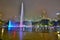 Water fountain show at KLCC park. Kuala Lumpur. Malaysia