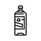 water fragrance bottle perfume line icon vector illustration