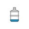 Water gallon icon design template vector isolated