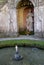 The Water Garden at the Castle of Hellbrunn in Salzburg in Austria with its many `trick` fountains