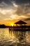 Water Gazebo and Sunset II