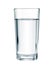 Water glass isolated with clipping path