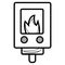 Water Heater line icon