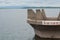 Water Hole at DAM and cloudy sky