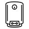 Water home boiler icon, outline style