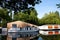 Water houses by a canal