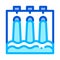 Water Hydraulic Engineering Station Vector Icon