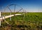 Water irrigation in a rural green field