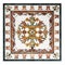 WATER-JET STONE MEDALLION Marble floor tile stone decoration