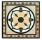 WATER-JET STONE MEDALLION Marble floor tile stone decoration