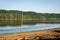 Water level gauge, Mississippi River, Prairie du Chien, USA