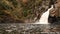 Water Level View of Linville Falls in Autumn