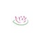 Water Lily icon. Lotus Flower Icon