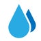 Water liquid, fluid drop, blob icon. Clear water symbol