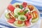 Water Melon Salad with halloumi cheese