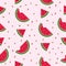 Water melon seamless background