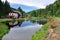 Water mill, landscape Sumava, Czech republic, Europe