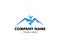Water Mountain Logo Design Template Element
