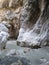 The water of the mountain river in the Canyon SaklÄ±kent