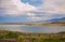 Water and mountains in a Wyoming landscape