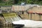 Water overflow in sluice chamber