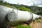 Water pipeline of Las Buitreras hydroelectric power station in El Colmenar, Malaga province, Spain