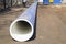 Water pipes.Large diameter water pipes for city water supply