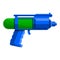 Water pistol icon, cartoon style