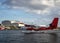 Water plane belonging to Nordic Seaplanes preparing for take-off