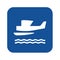 Water plane symbol pictogram