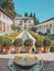 Water and plants in the Generalife building in Spain