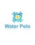 Water Polo vector logo .