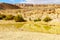 Water pond and landscape in Makhtesh crater Ramon