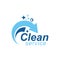 water pressure washing and cleaning service vector logo design