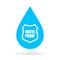 Water proof drop icon