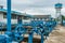 Water purification on industrial sewage treatment plant