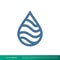 Water, Raindrop Icon Vector Logo Template Illustration Design. Vector EPS 10