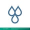 Water, Raindrop Icon Vector Logo Template Illustration Design. Vector EPS 10